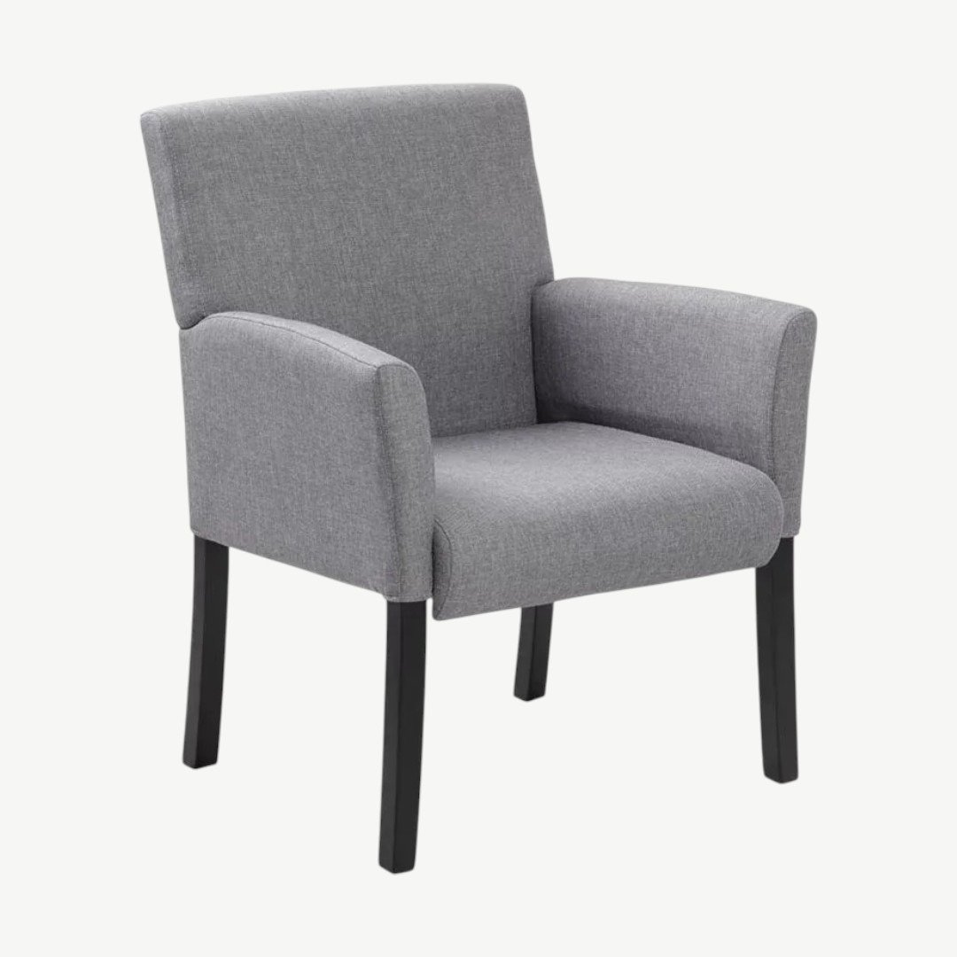 Boss Box Arm guest, accent or dining chair W/Black Base - Image 2