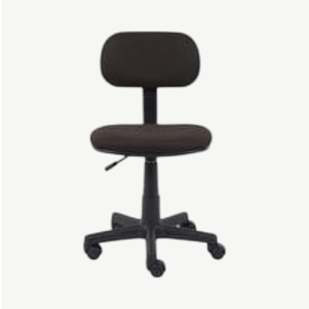 Boss Black Fabric Steno Chair - Image 2
