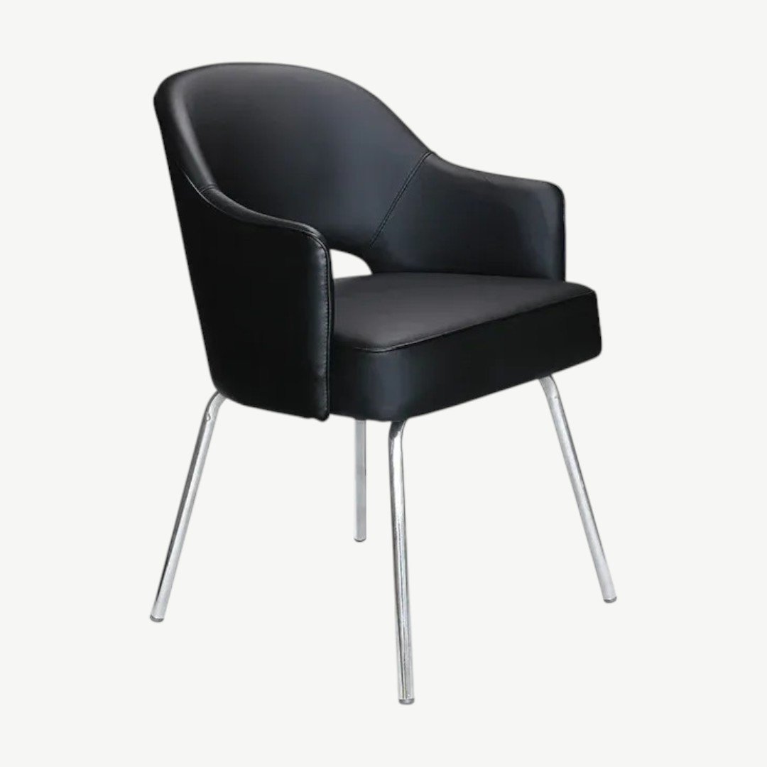 Black CaressoftPlus Guest Chair - Image 2