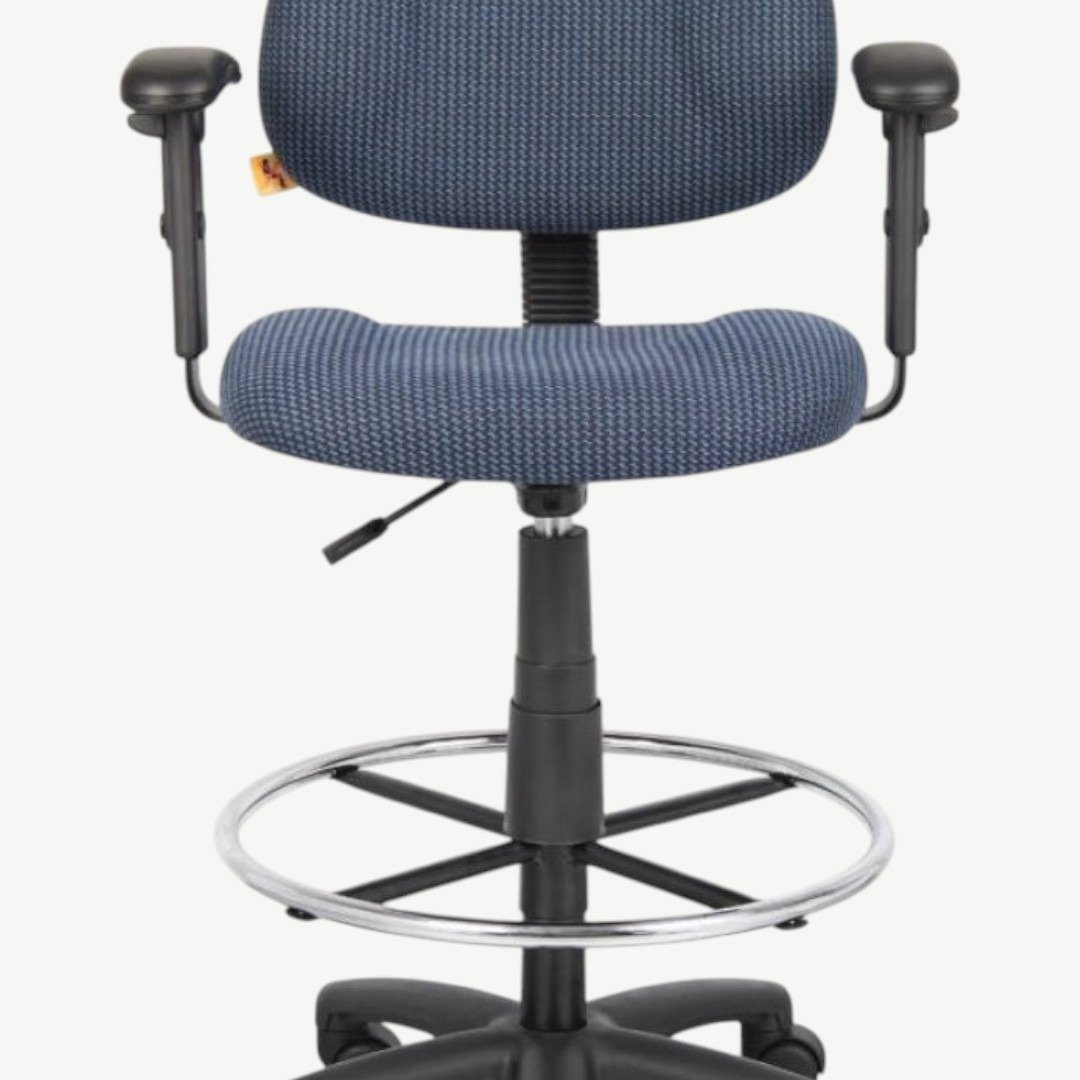 Black Mesh The Dot Stool With Foot Ring - Image 2
