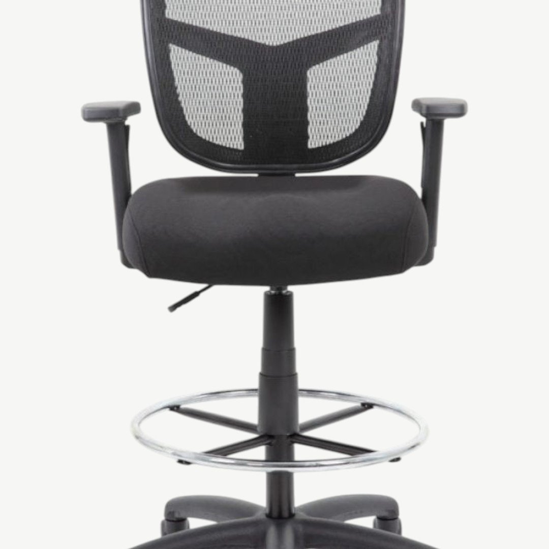 B315-gy Task Chair W/b909jarm And Footring - Image 2