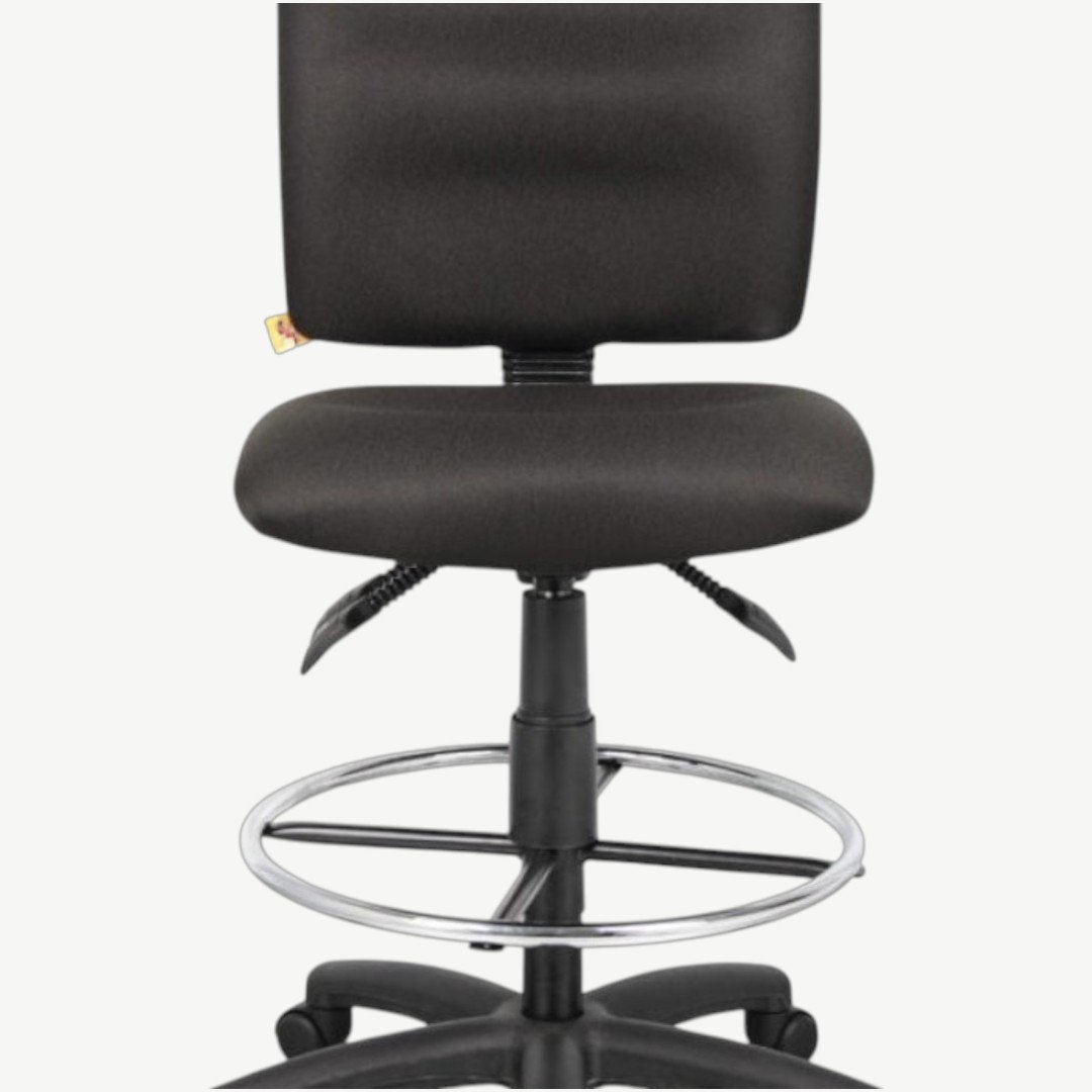 White Stack Chair With Chrome Frame - Image 2