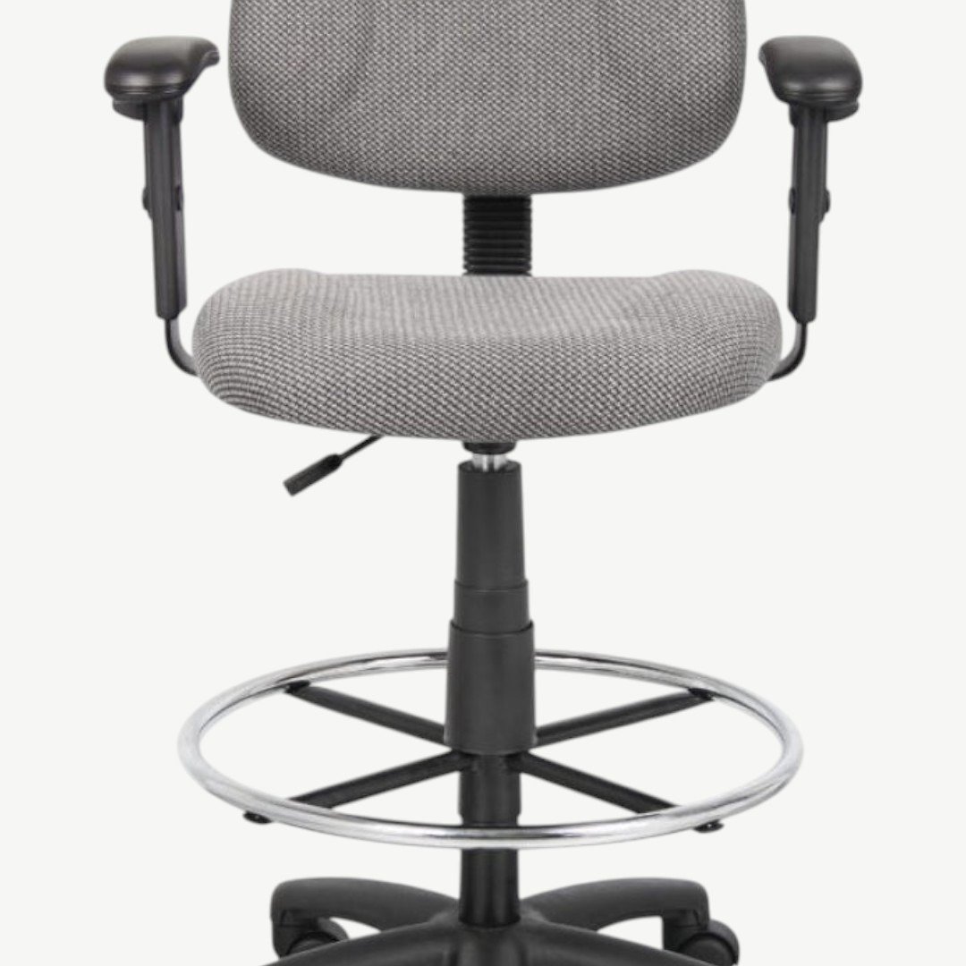 Mesh Chair With B909jarm 25 In Base And Foot Ring - Image 2