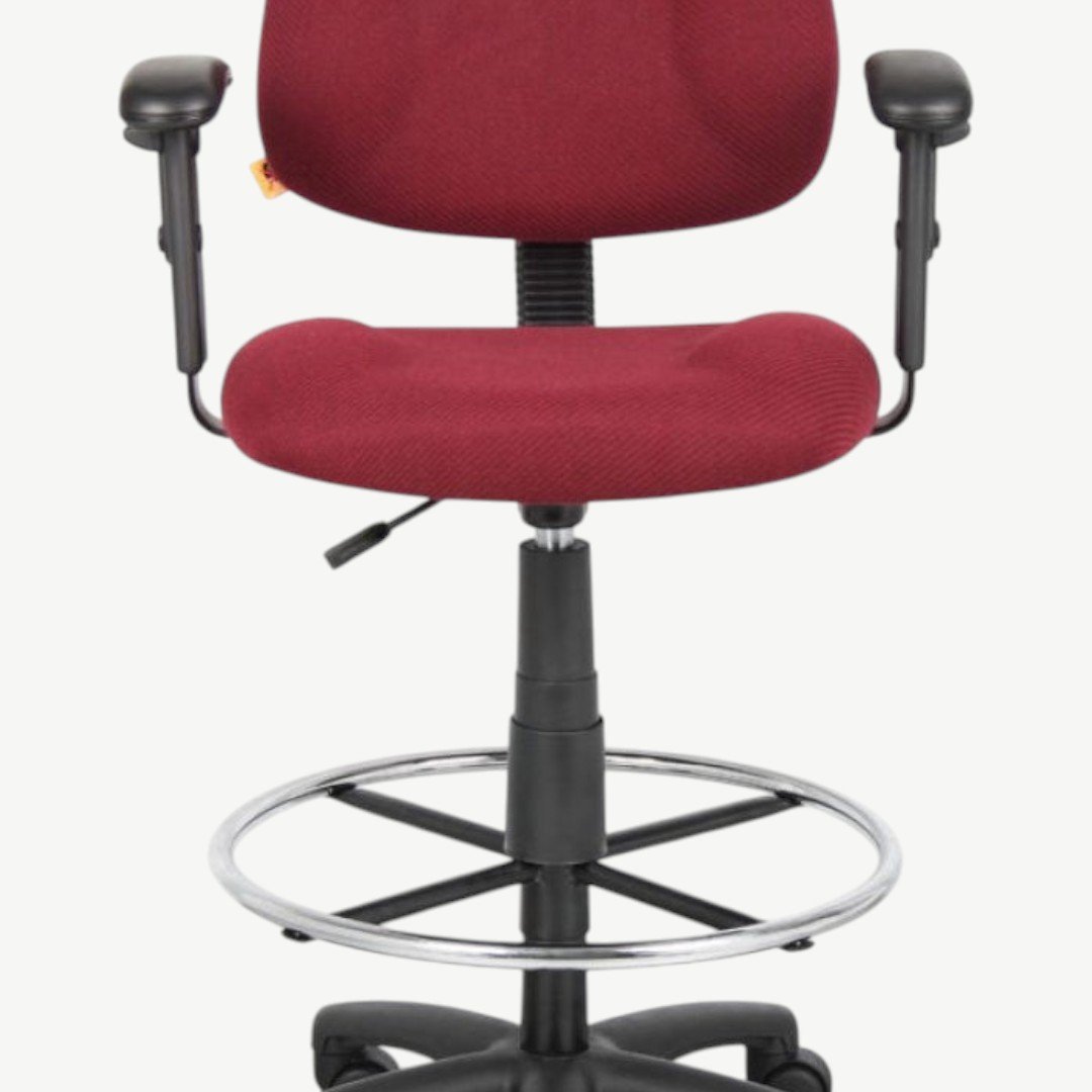 No Arm Mesh Chair 25 In Base With Foot Ring - Image 2