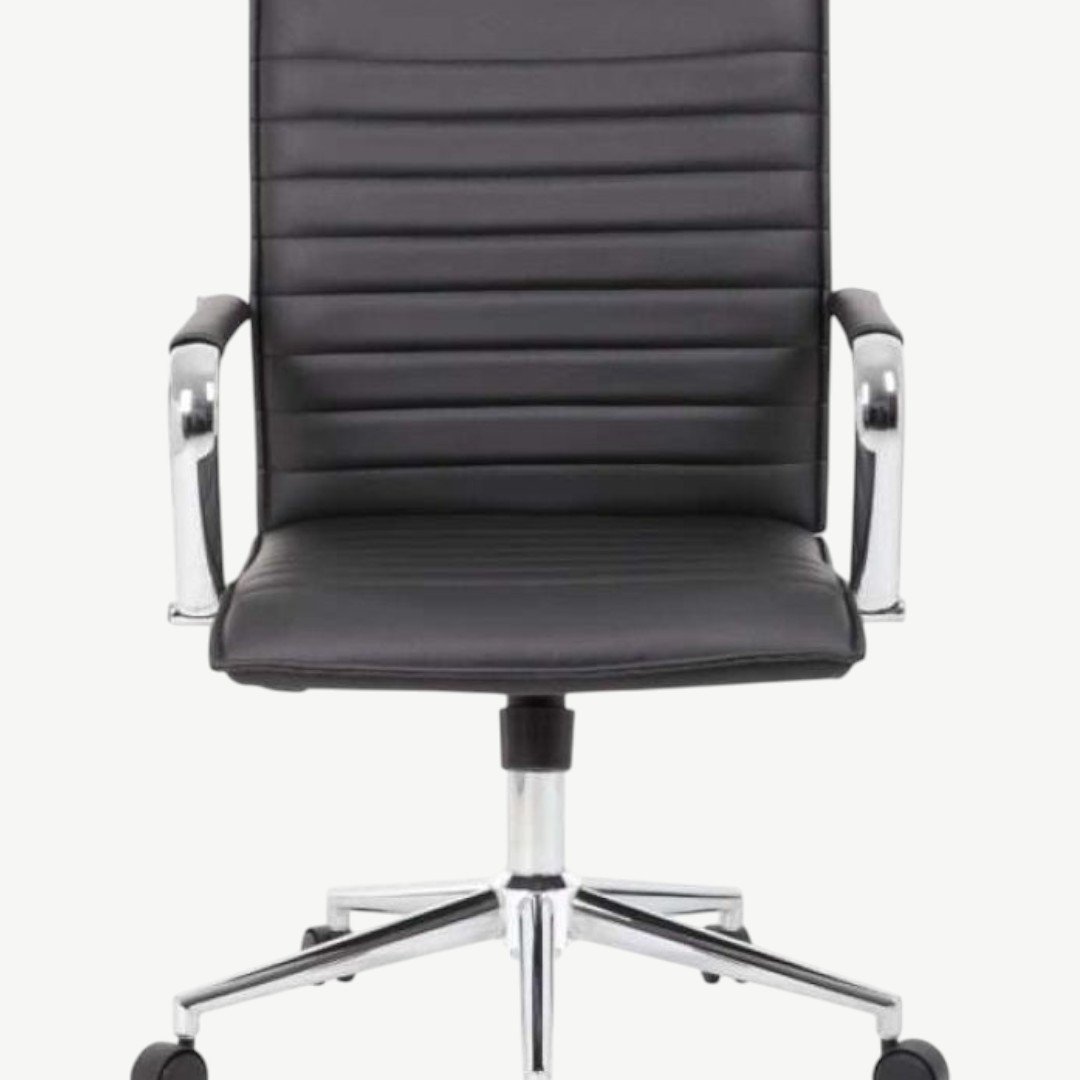 Boss Hospitality Task Chair with Fixed Chrome Arms - Image 2