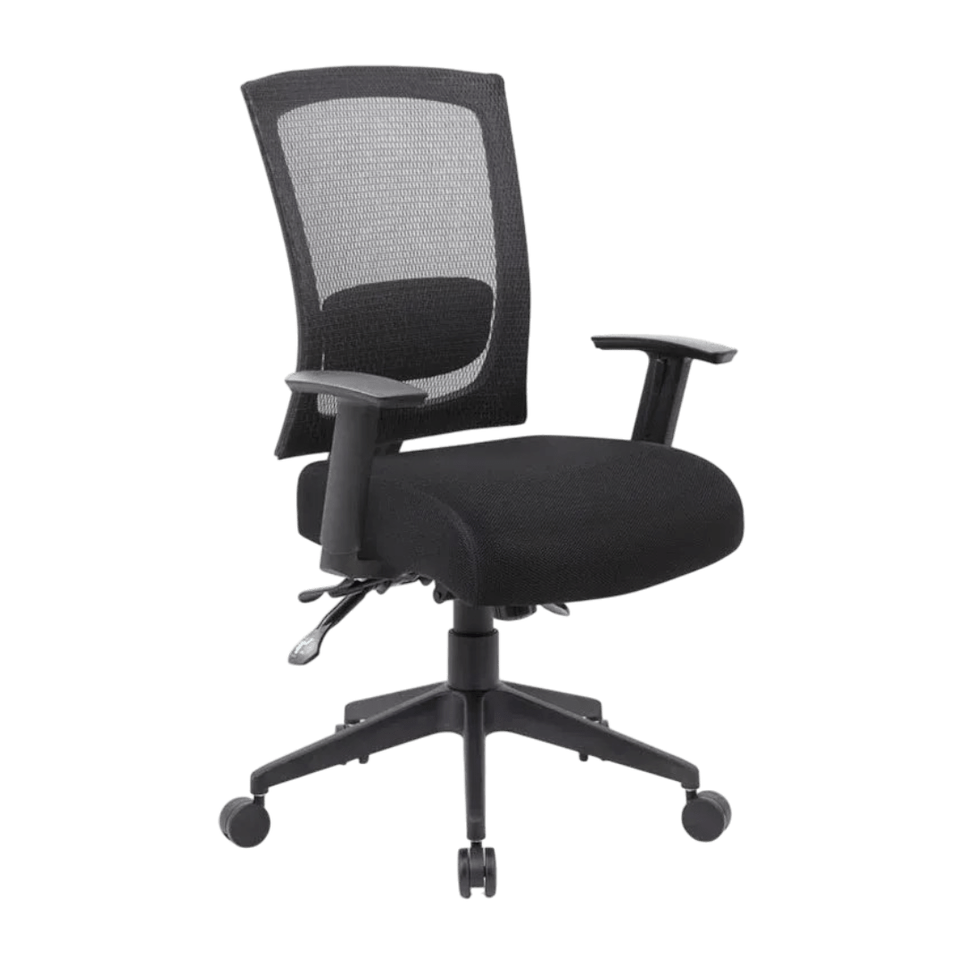 Boss Mesh Back 3 paddle Task Chair with Seat Slider