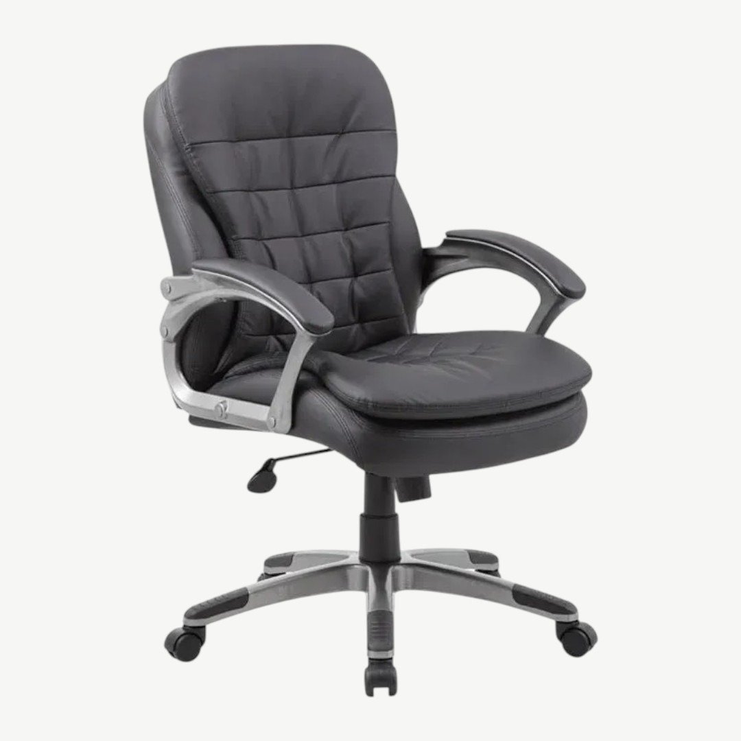 Boss Executive Mid Back Pillow Top Chair - Image 2