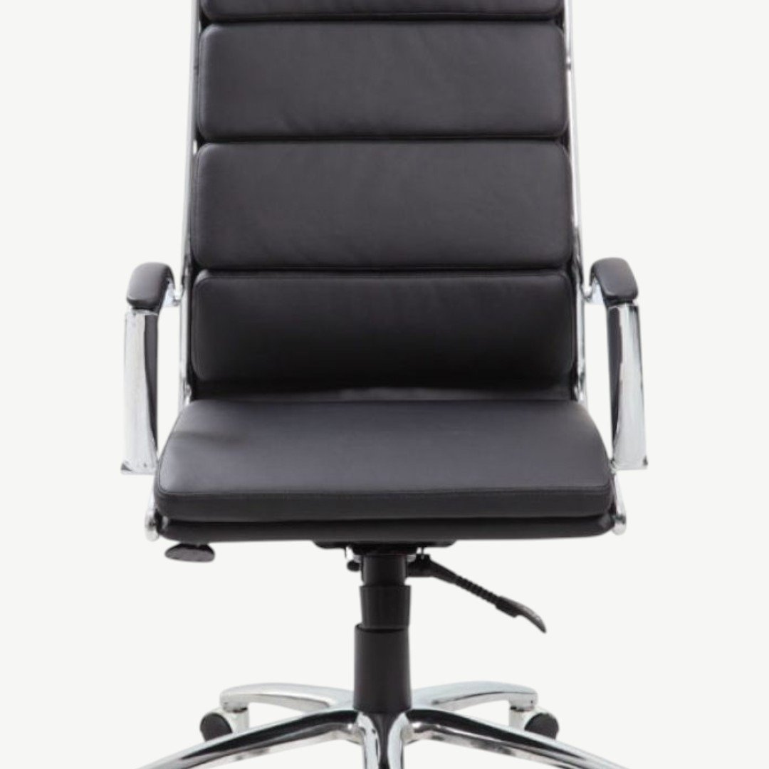 Boss Executive CaressoftPlus Chair with Metal Chrome Finish - Image 2