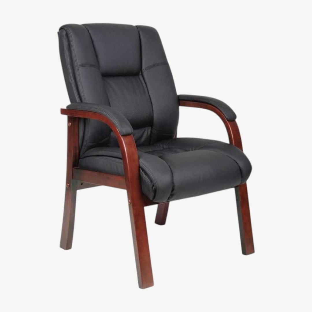 Boss Mid Back Wood Finished guest, accent or dining chair - Image 2