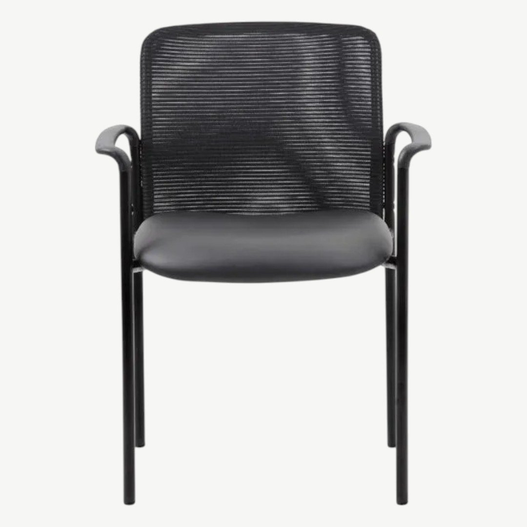Boss Caressoft and Mesh Guest Chair, Black - Image 2