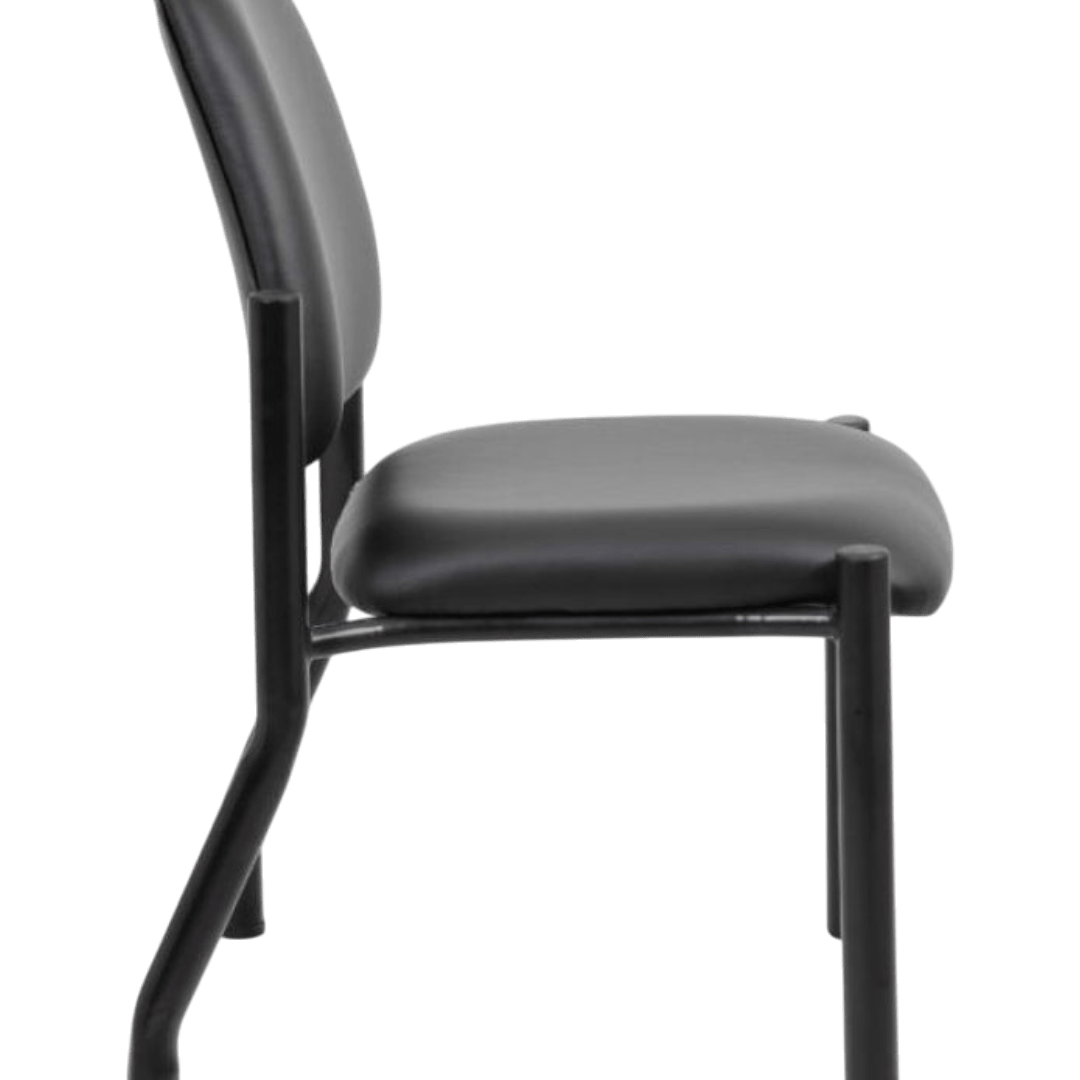 Boss Mid Back Guest Chair, 500 lb capacity, Antimicrobial Vinyl - Image 6