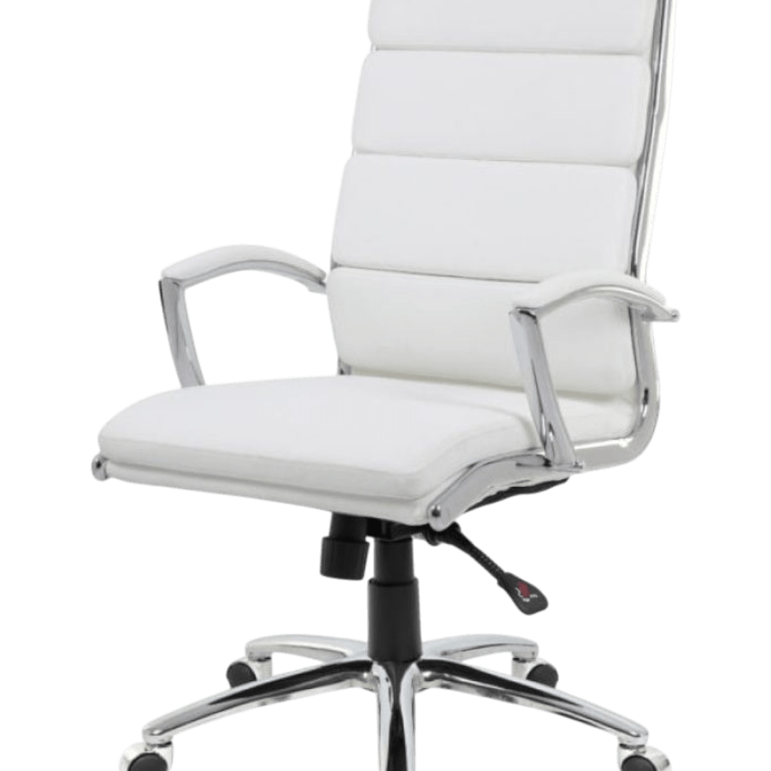 Boss Executive CaressoftPlus Chair with Metal Chrome Finish - Image 6