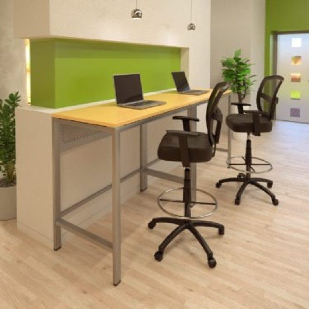B315-gy Task Chair W/b909jarm And Footring - Image 7