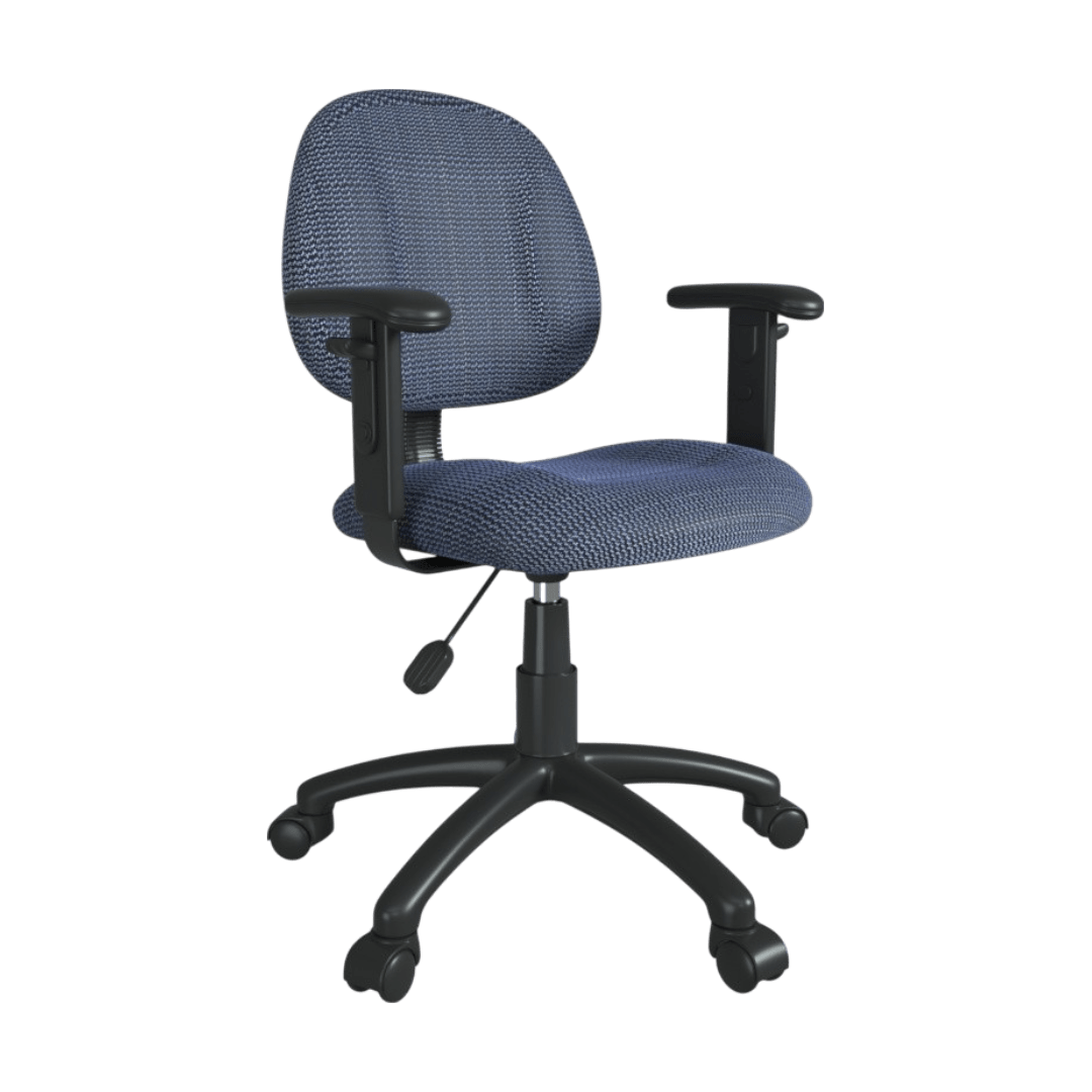 Boss Blue  Deluxe Posture Chair W/ Adjustable Arms - Image 5