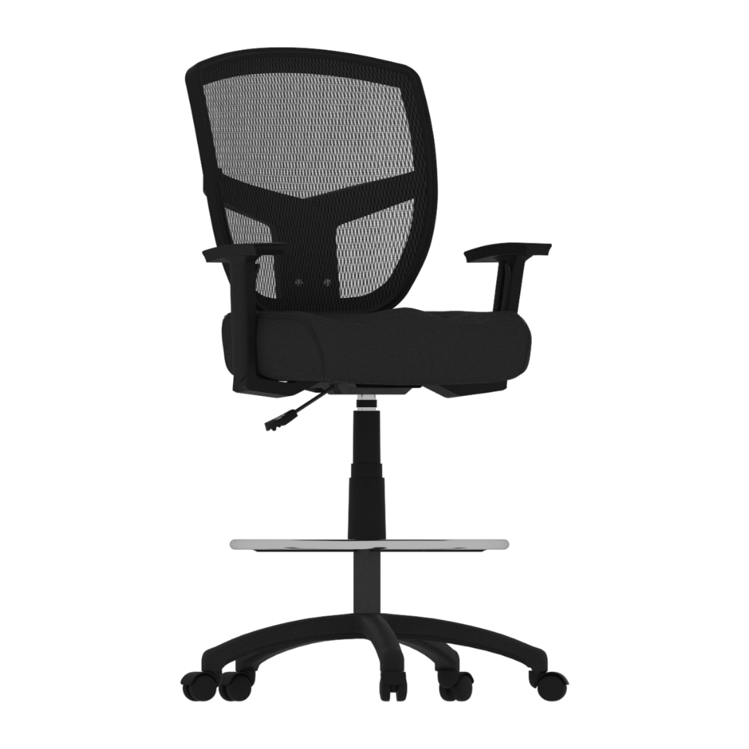 Boss Contract Mesh Drafting Stool - Image 4