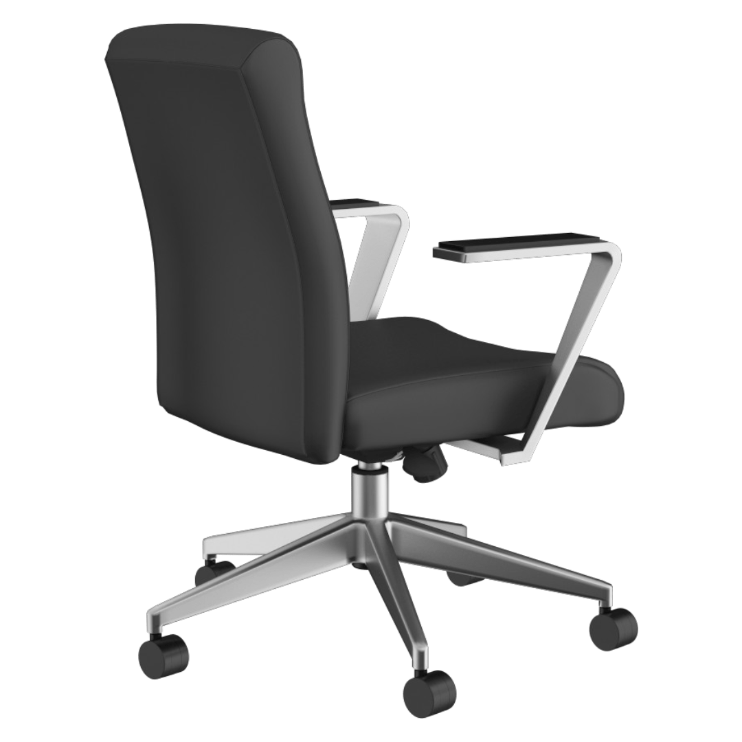 Boss Modern Conference Chair with Aluminum Arm & Base - Image 5