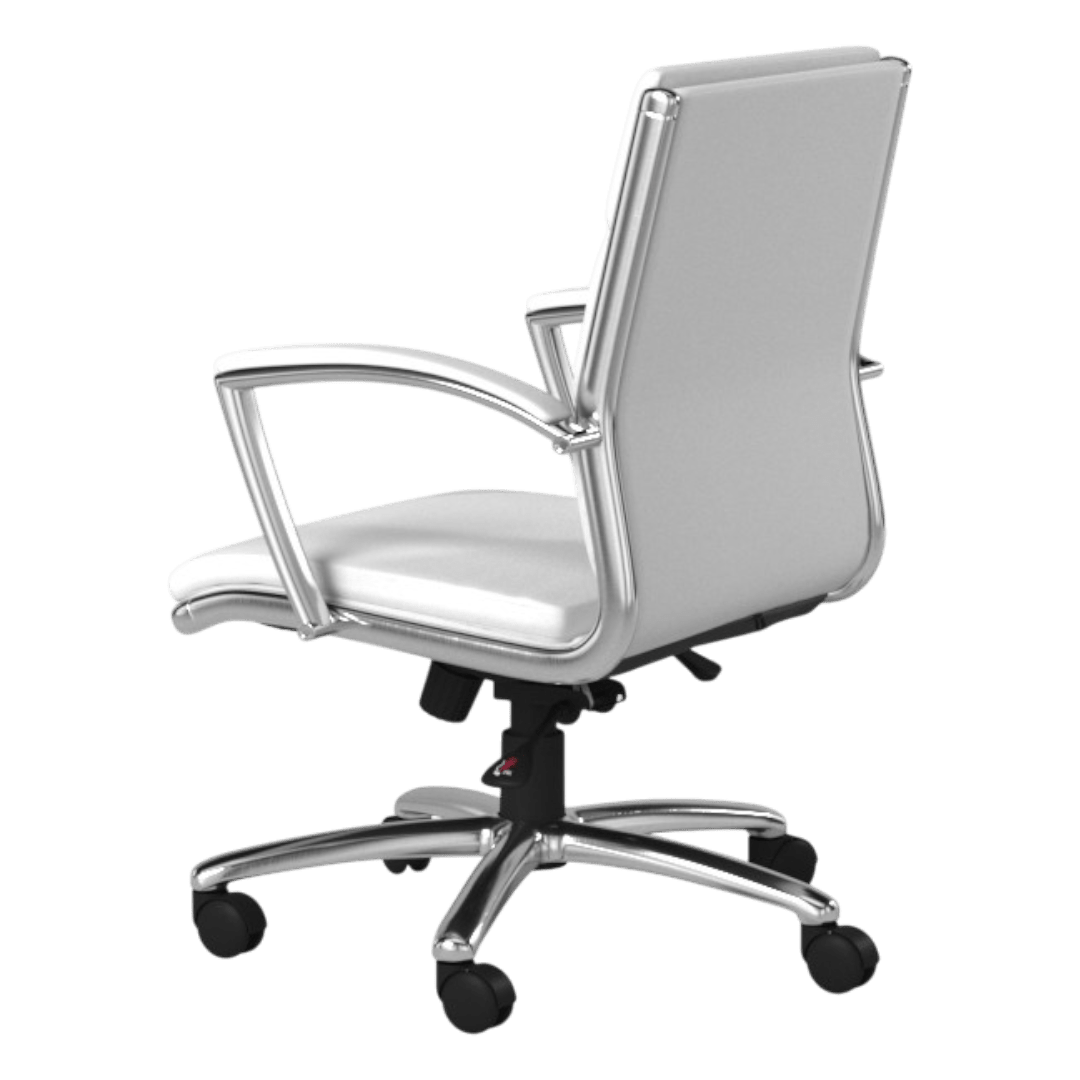 Boss Executive CaressoftPlus Chair with Metal Chrome Finish - Mid Back - Image 5