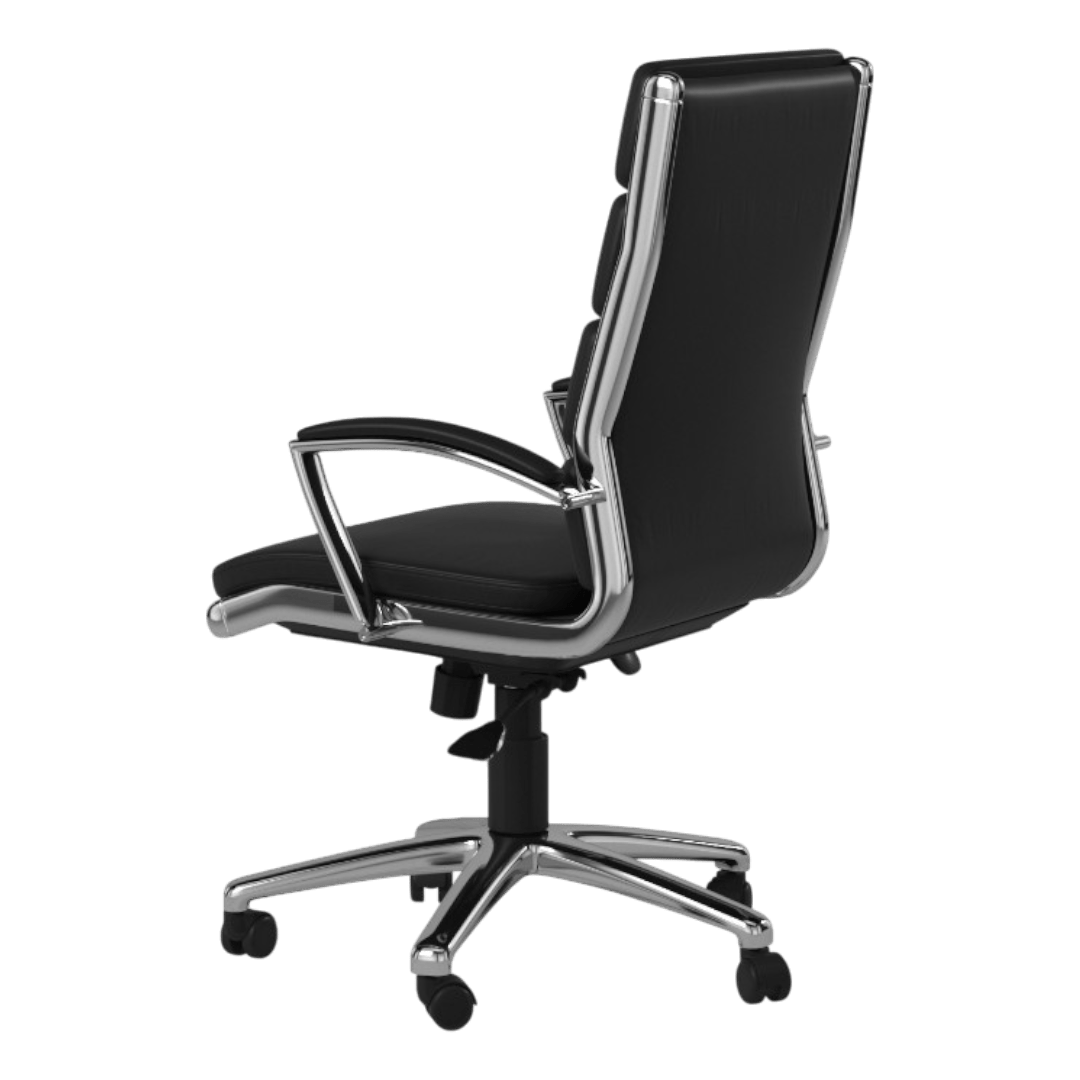 Boss Executive CaressoftPlus Chair with Metal Chrome Finish - Image 5