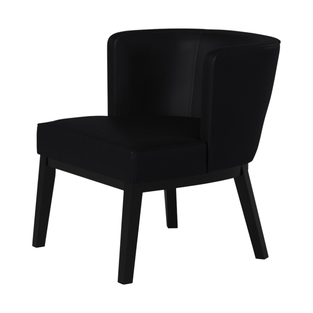 Boss Ava guest, accent or dining chair - Black - Image 4
