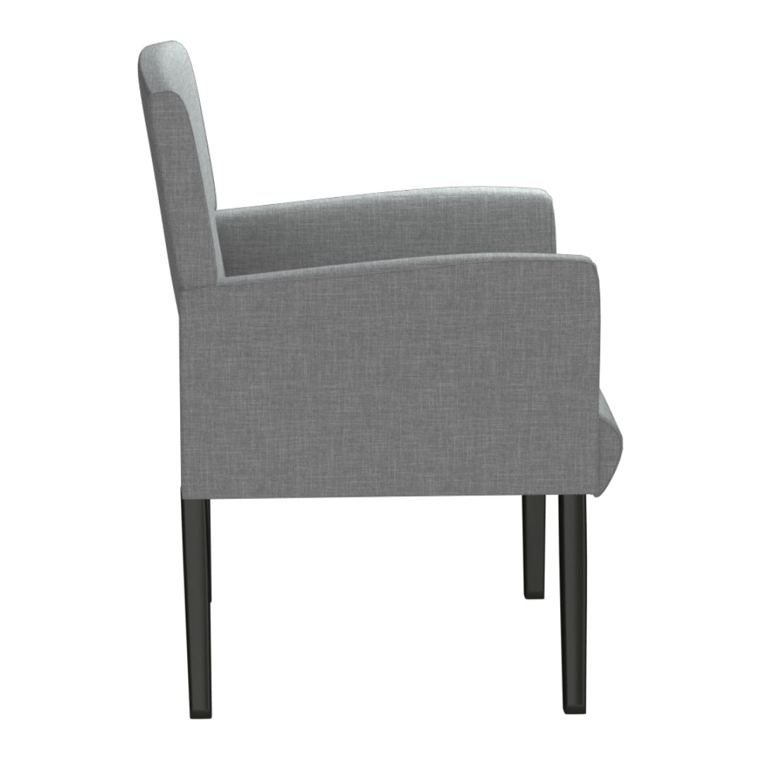 Boss Box Arm guest, accent or dining chair W/Black Base - Image 5