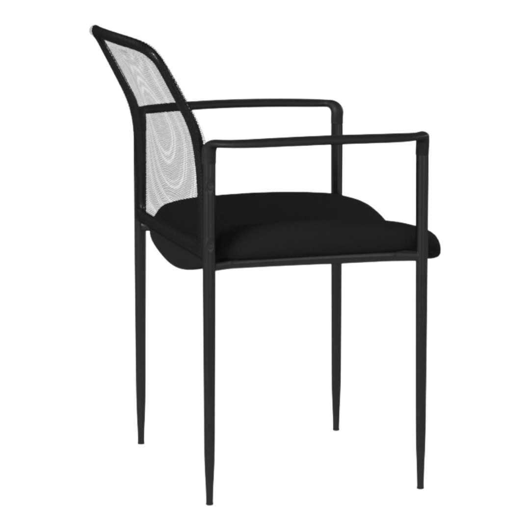 Boss Mesh Guest Chair, Black - Image 5