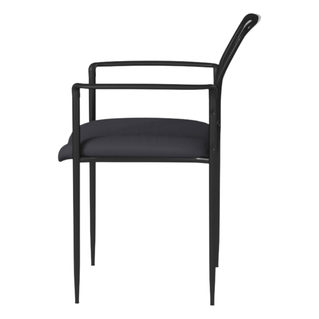 Boss Caressoft and Mesh Guest Chair, Black - Image 5