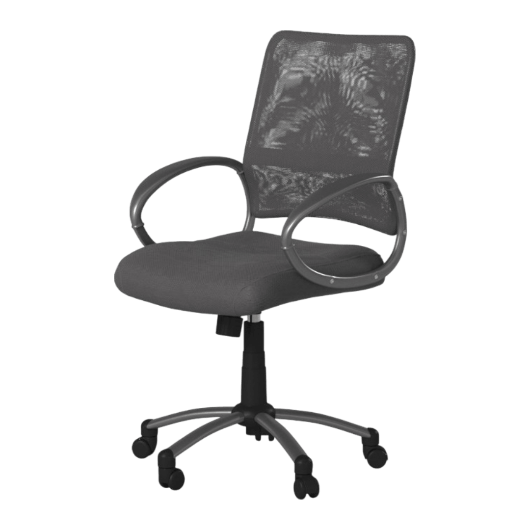 Boss Mesh Back W/ Pewter Finish Task Chair - Image 4