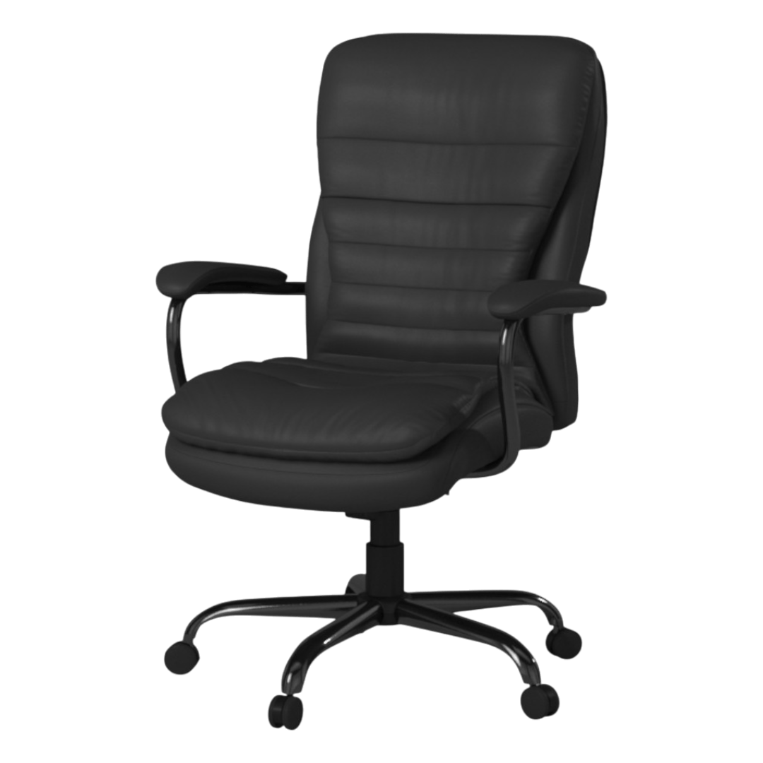 Boss Heavy Duty Double Plush CaressoftPlus Chair - 400 Lbs. - Image 4