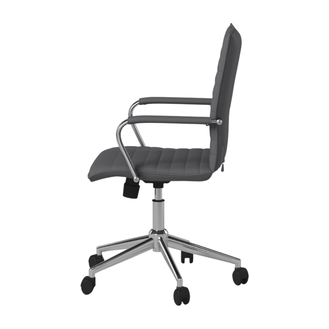 Boss Grey Vinyl Hospitality Chair - Image 6