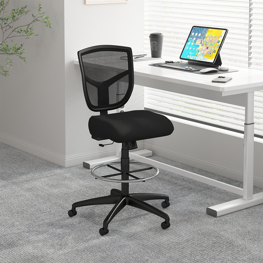 Boss Contract Mesh Drafting Stool - Image 3