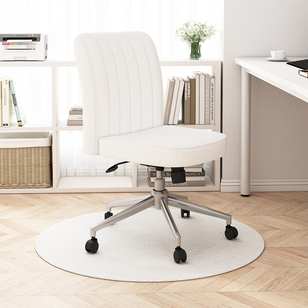 Boss Boucle Task Chair, Cream - Image 6