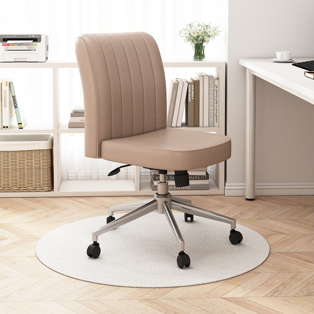 Boss Soft Touch Leathaire Task Chair, Tan - Image 6