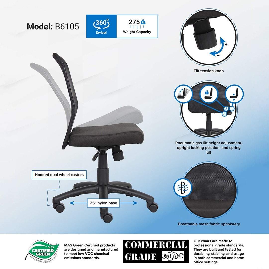 Boss Budget Mesh Task Chair - Image 5