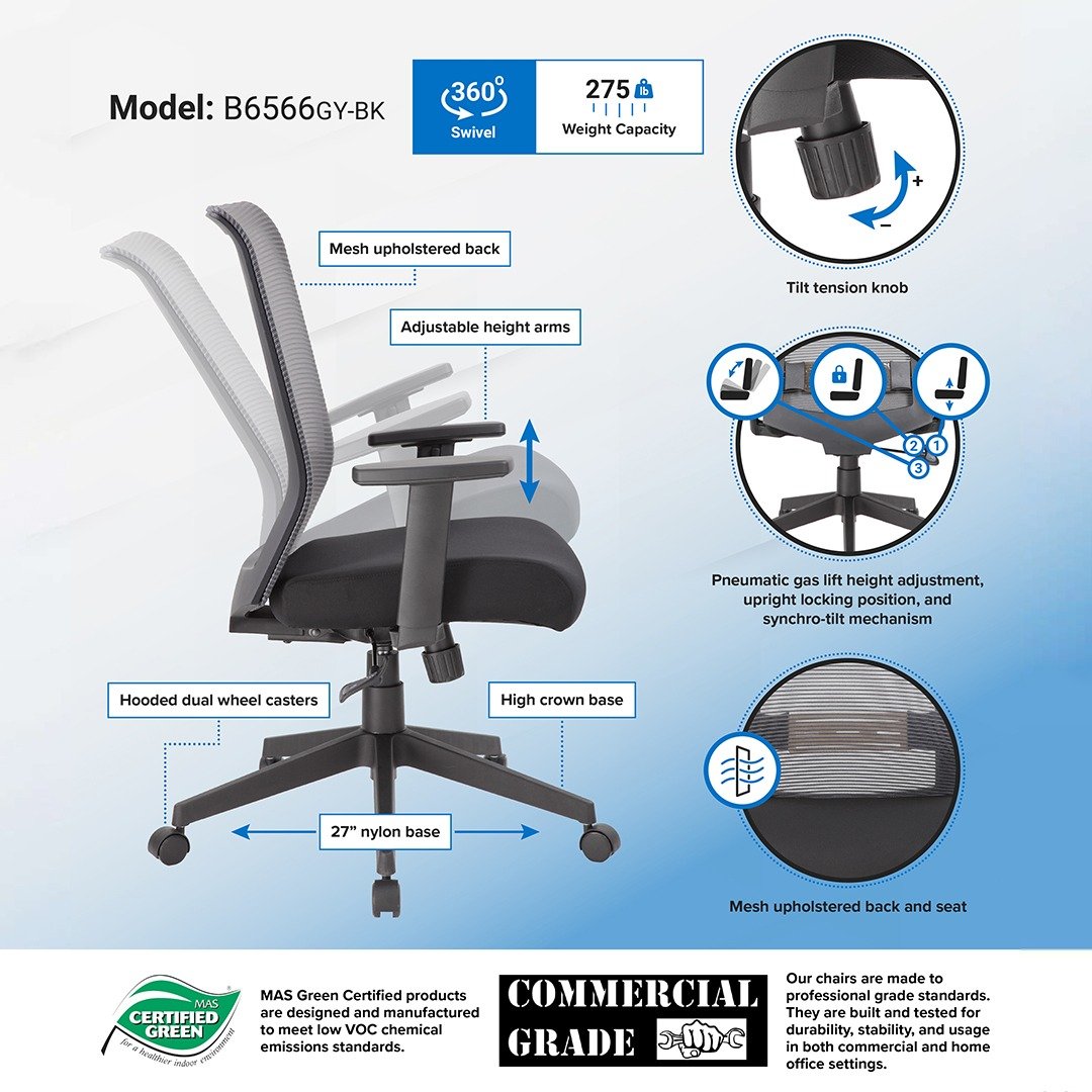 Boss Mesh Task Chair - Image 3