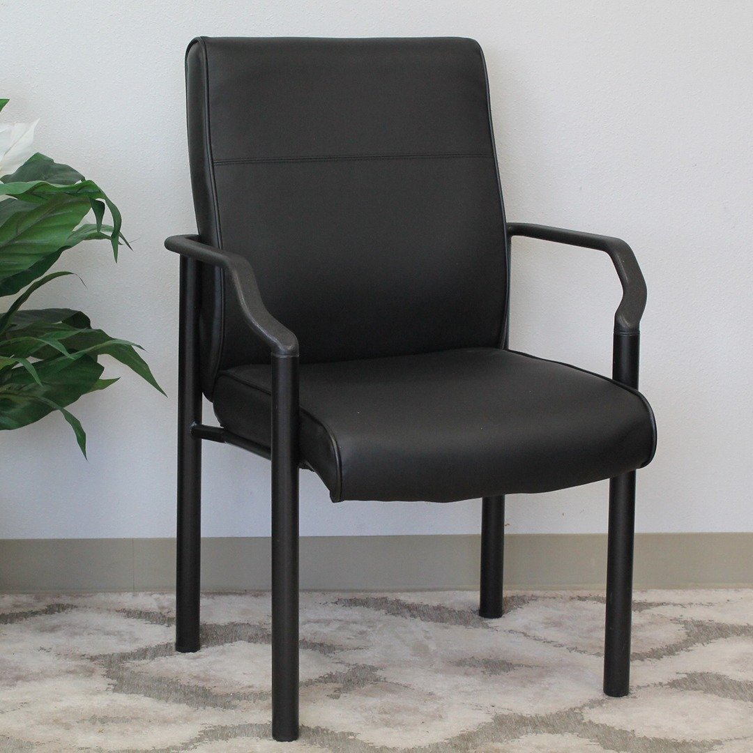 Boss Mid Back Guest Chair In LeatherPlus - Image 7