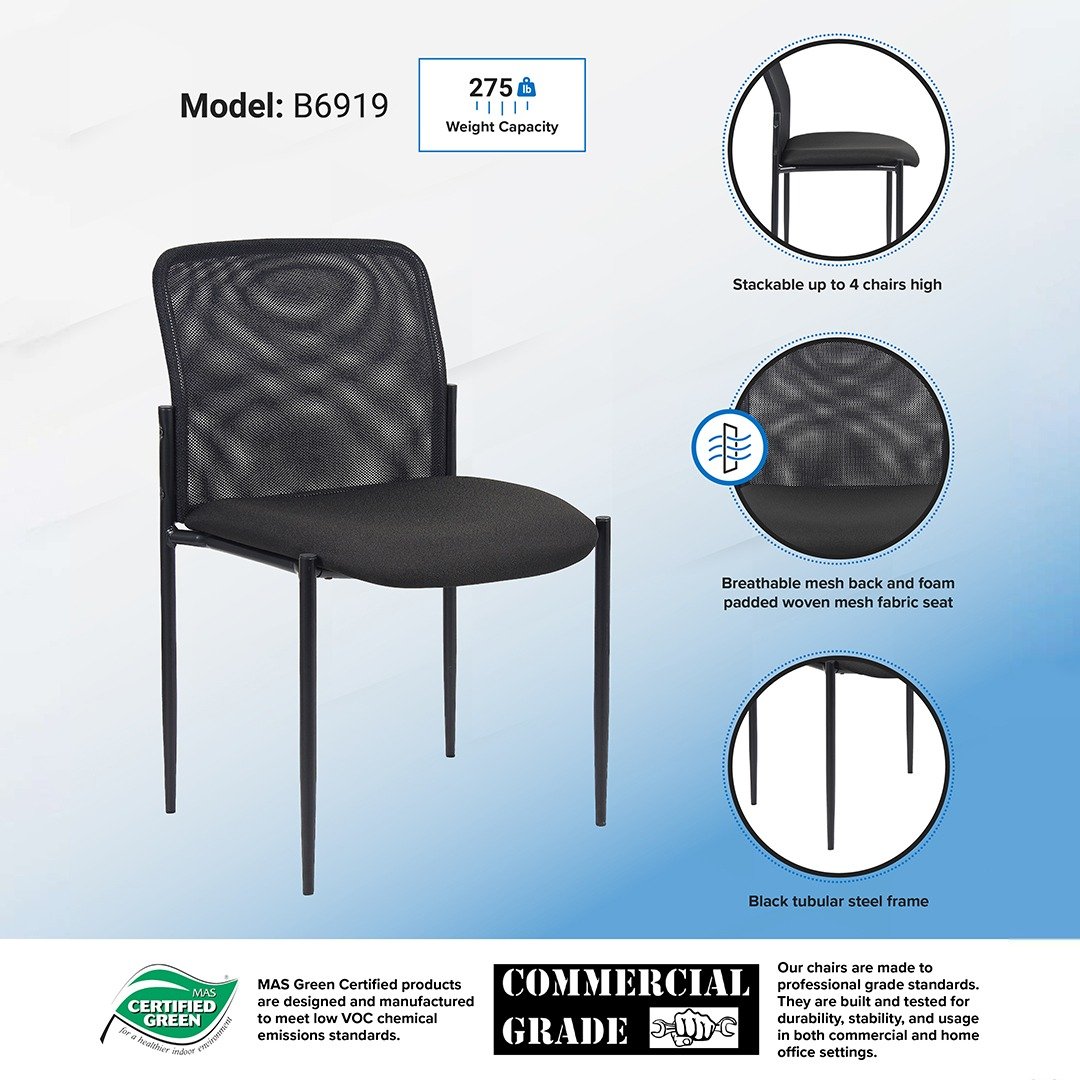 Boss Mesh Guest Chair - Image 2
