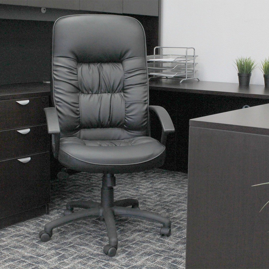 Boss High Back LeatherPlus Chair - Image 6
