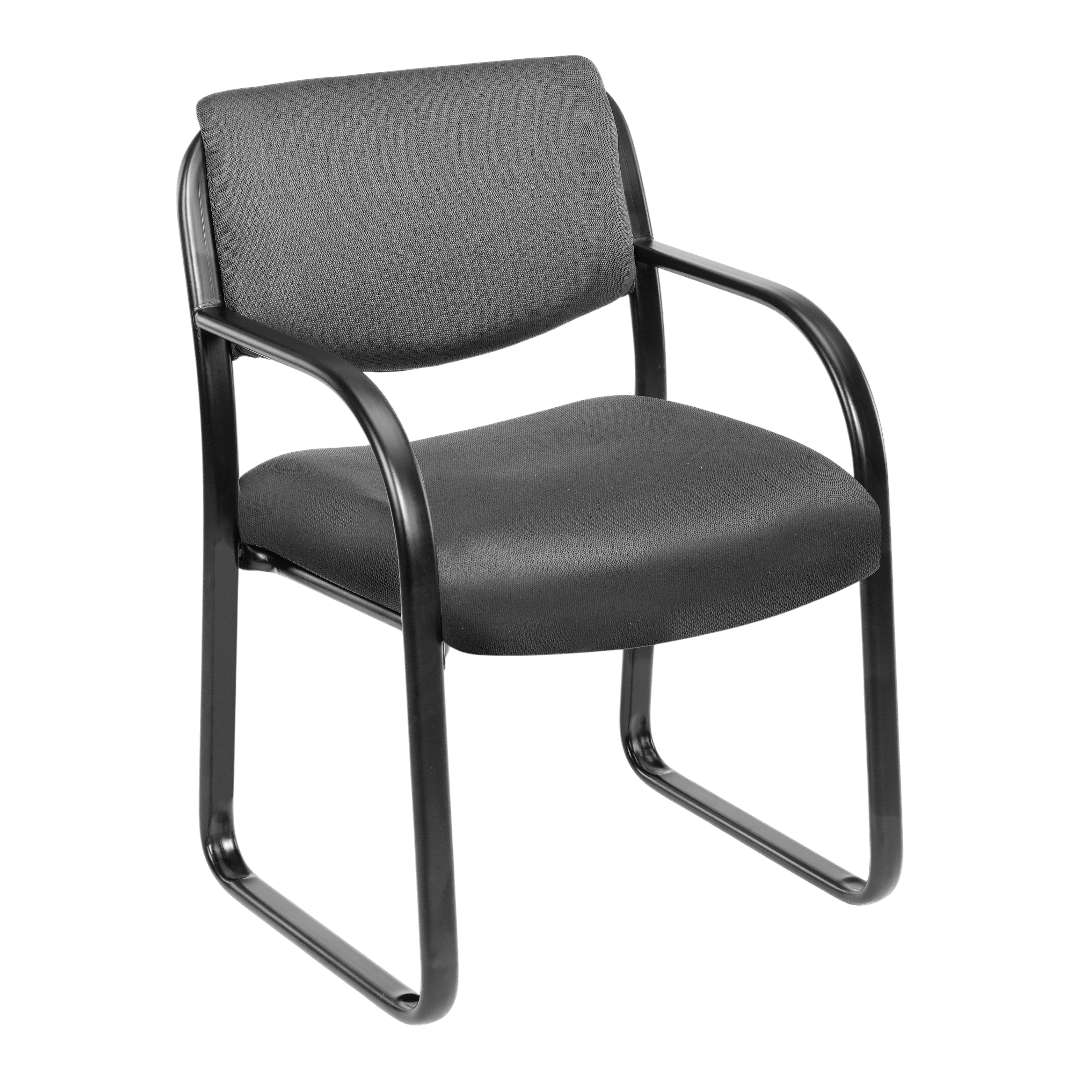 Boss Grey Fabric Guest Chair