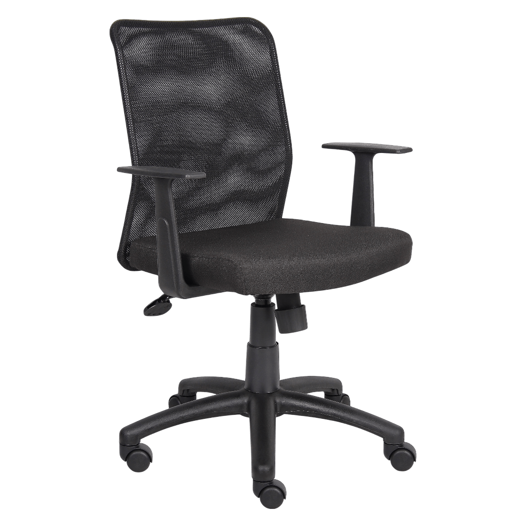 Boss Budget Mesh Task Chair W/ T-Arms