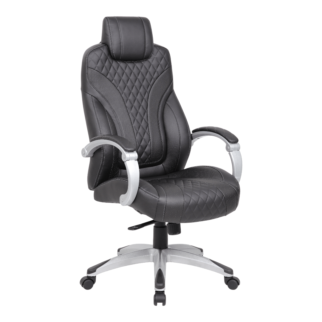 Boss Executive Hinged Arm Chair - Black