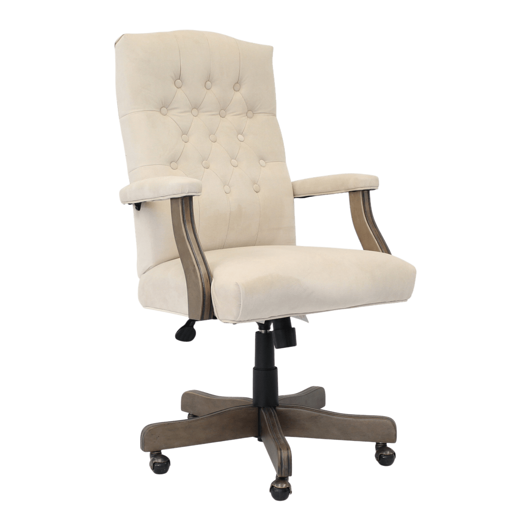 BOSS Executive Champagne Velvet With Driftwood Finish Frame