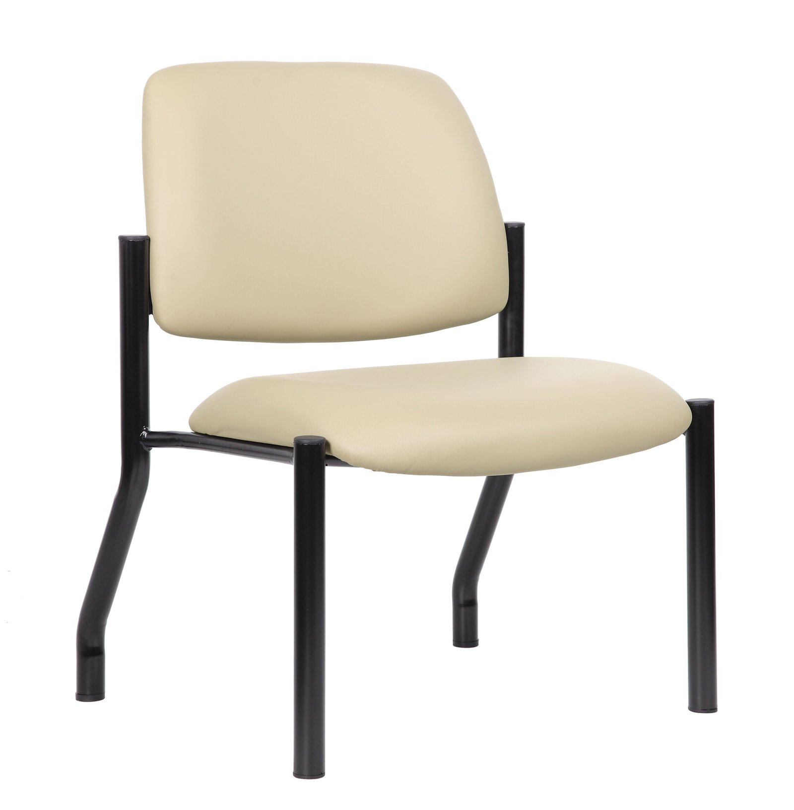 Boss Antimicrobial Armless Guest Chair, 400 lb. weight capacity