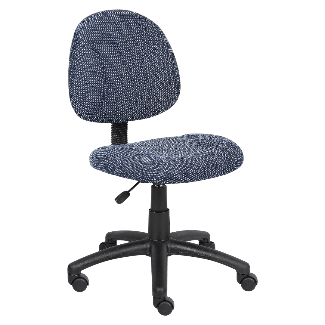 Boss Blue  Deluxe Posture Chair
