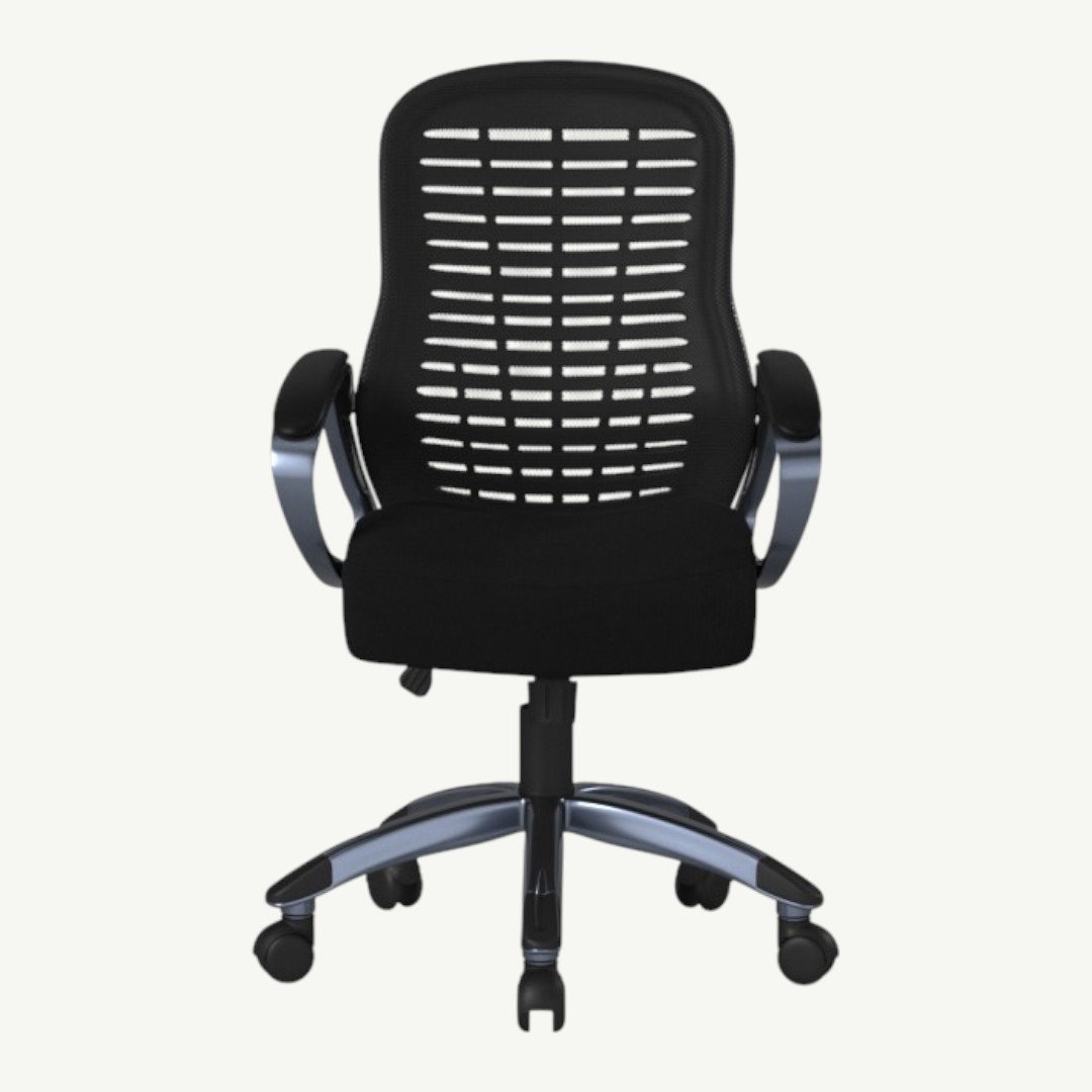 Boss Ribbed High Back Mesh Chair - Image 3