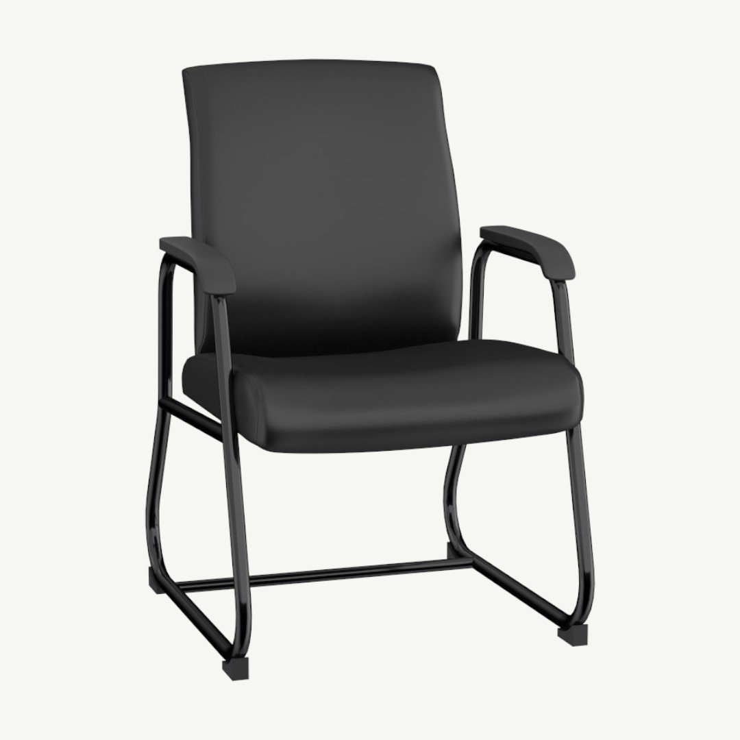 Boss Heavy Duty Antimicrobial Vinyl Guest Chair - Image 2