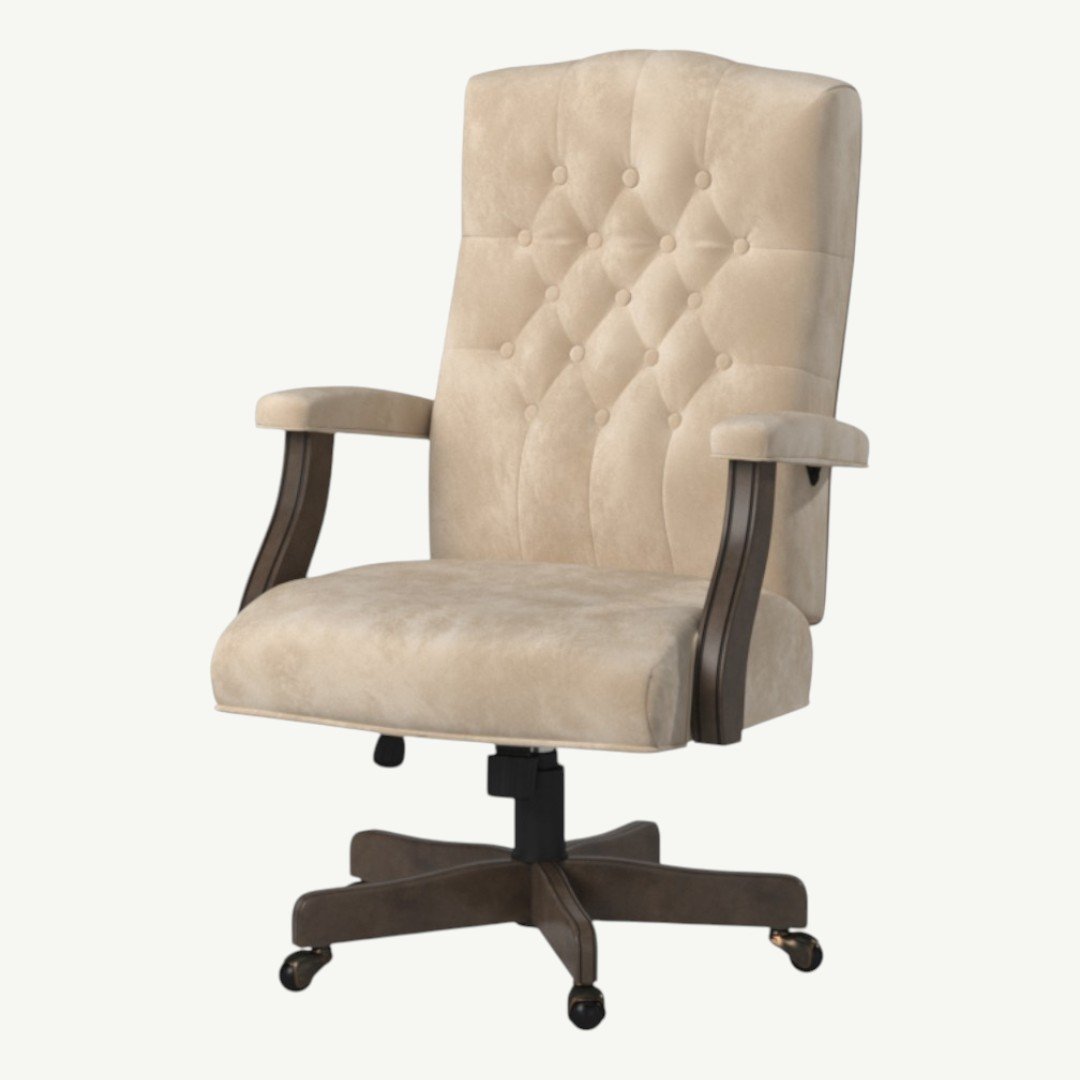 BOSS Executive Champagne Velvet With Driftwood Finish Frame - Image 2