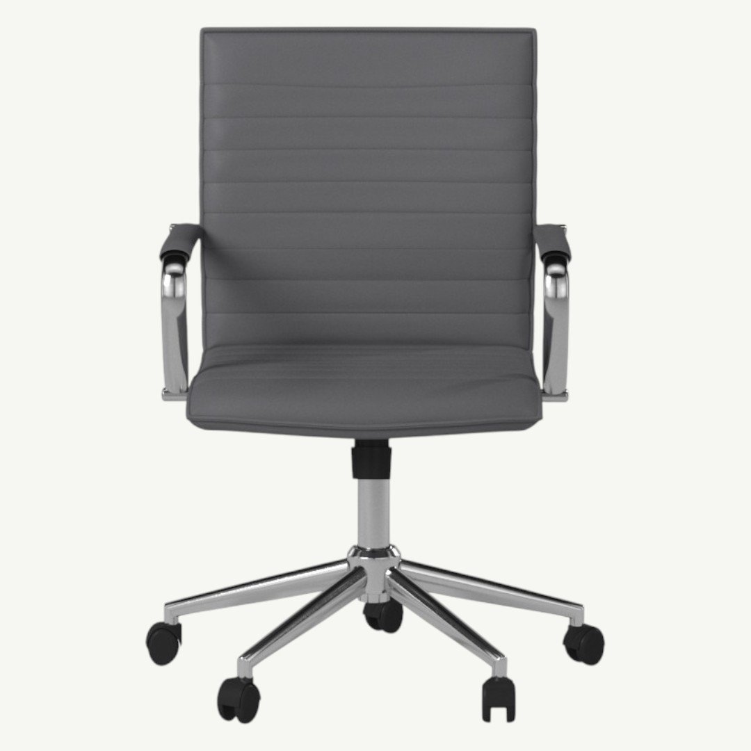 Boss Grey Vinyl Hospitality Chair - Image 2