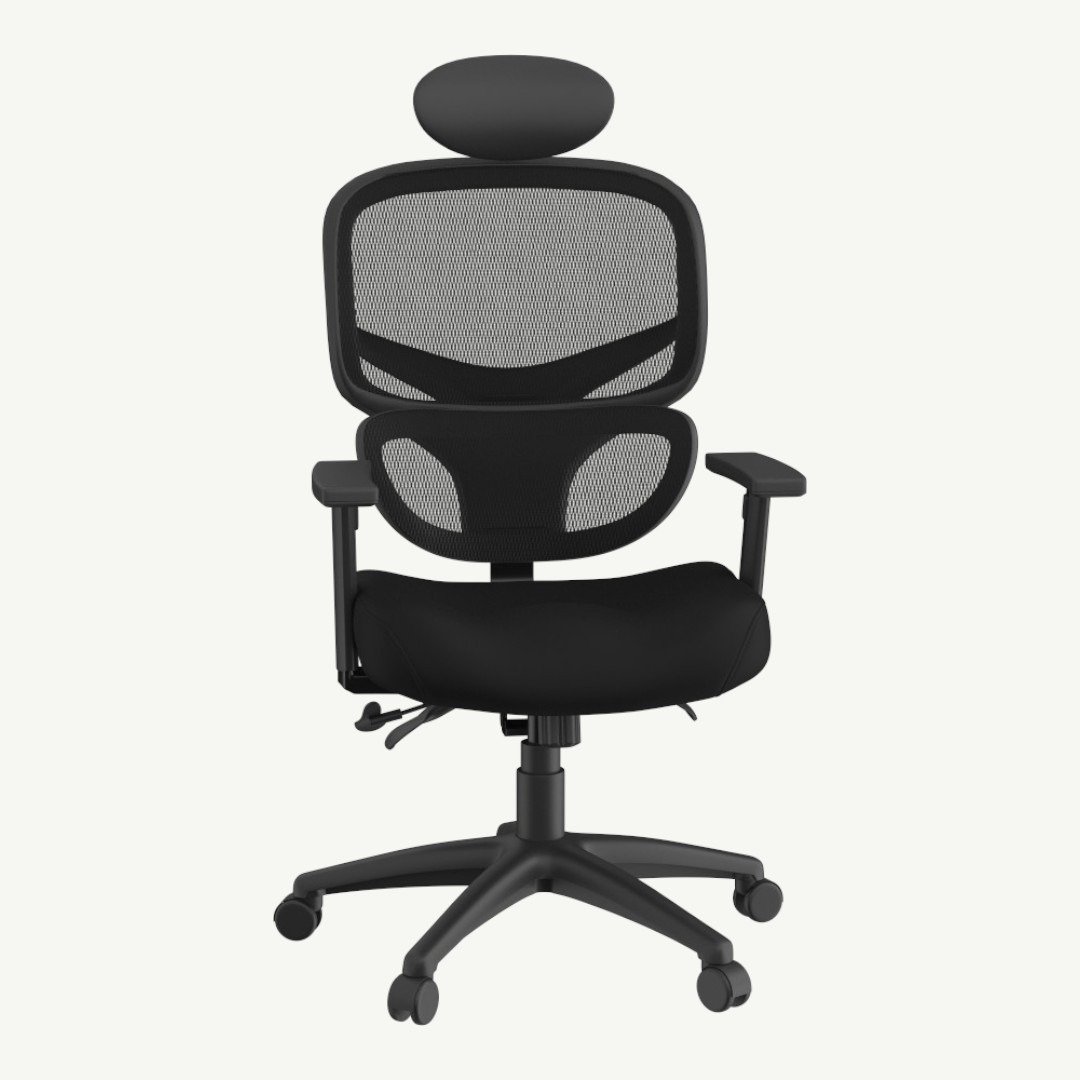 Boss Multi-Function Mesh Task Chair w/Headrest - Image 2