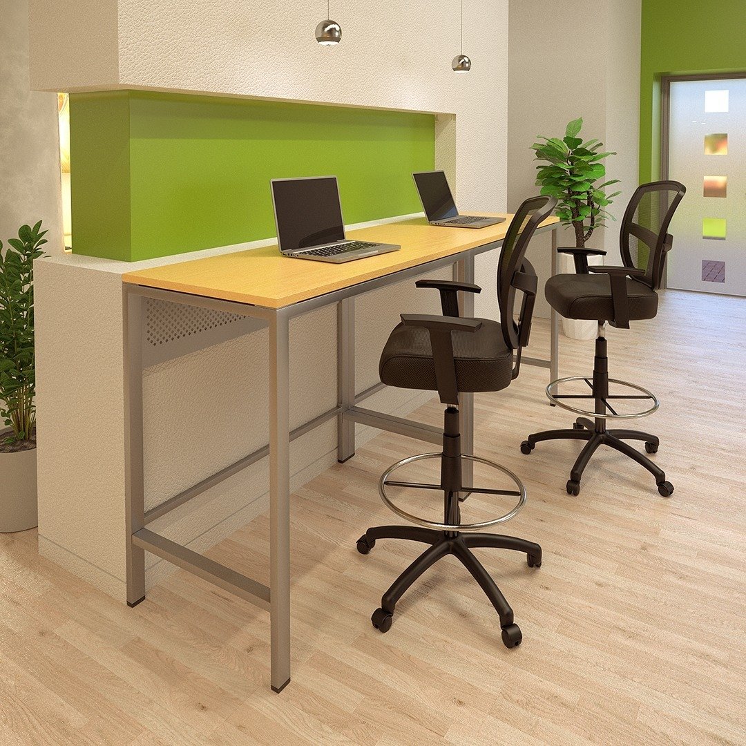 Boss Contract Mesh Drafting Stool - Image 6